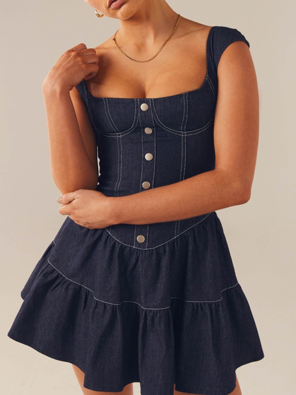 Peppermayo Denim Mini Dress